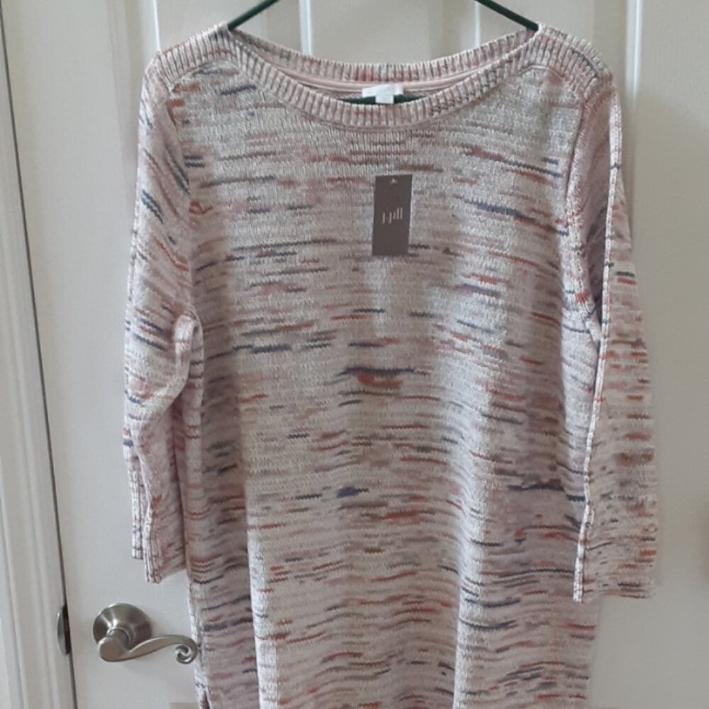 NWT J.Jill Marled Tunic Sweater